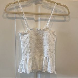 Smocked Crop Top